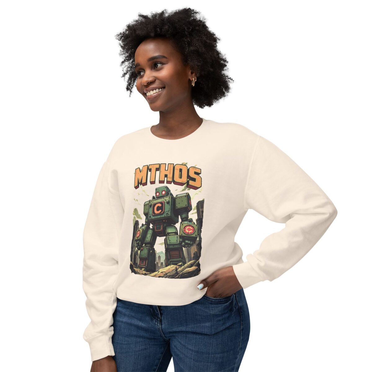 MTHOS Unisex Lightweight Crewneck Sweatshirt - Image 7