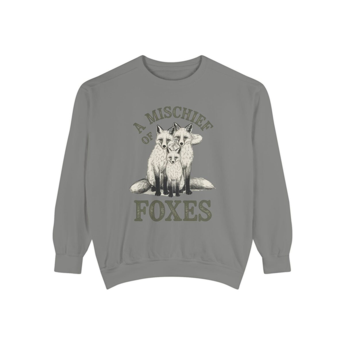 A mischief of Foxes Unisex Garment-Dyed Sweatshirt - Image 13