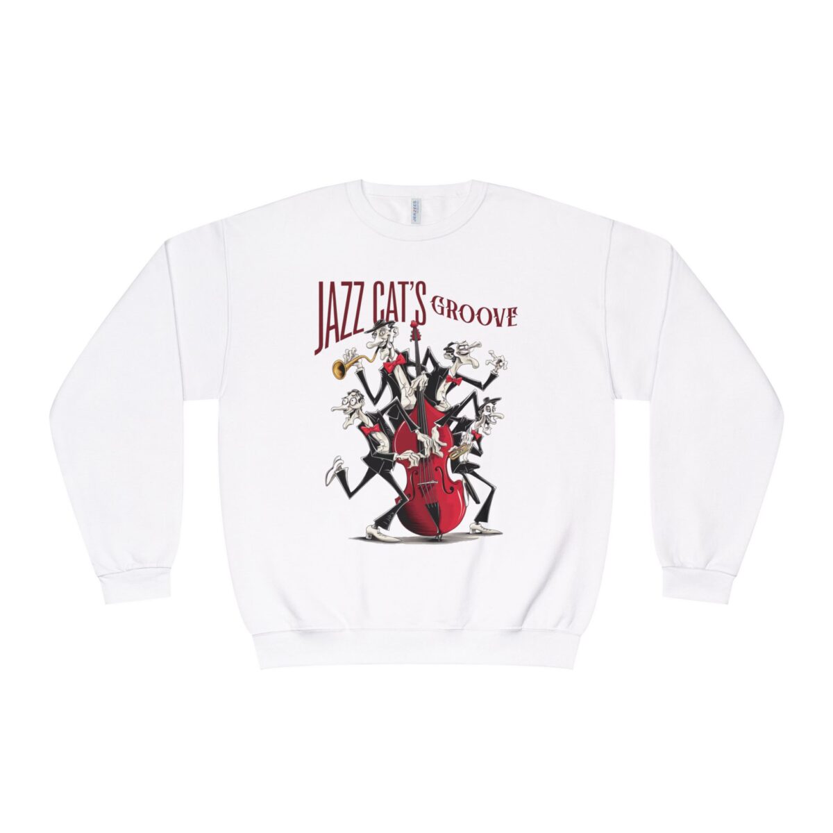 Jazz cat's groove Unisex NuBlend® Crewneck Sweatshirt