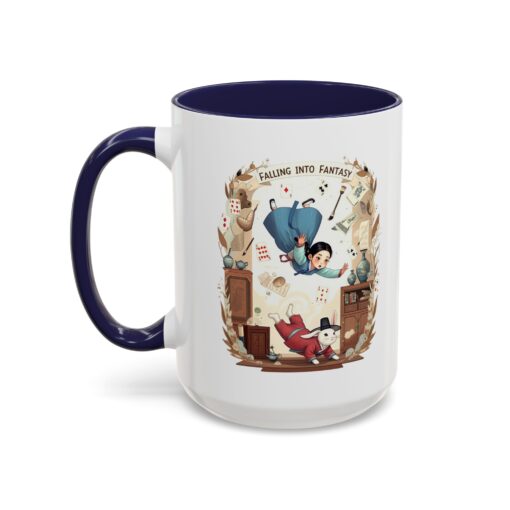 Falling into fantasy Accent Coffee Mug (11, 15oz) - Image 23