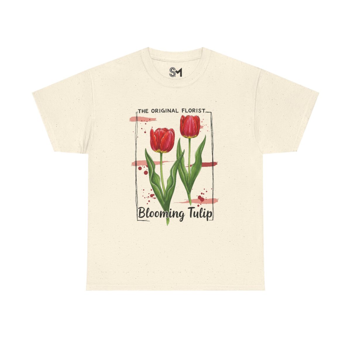 Blooming Tulip Unisex Heavy Cotton Tee - Image 17