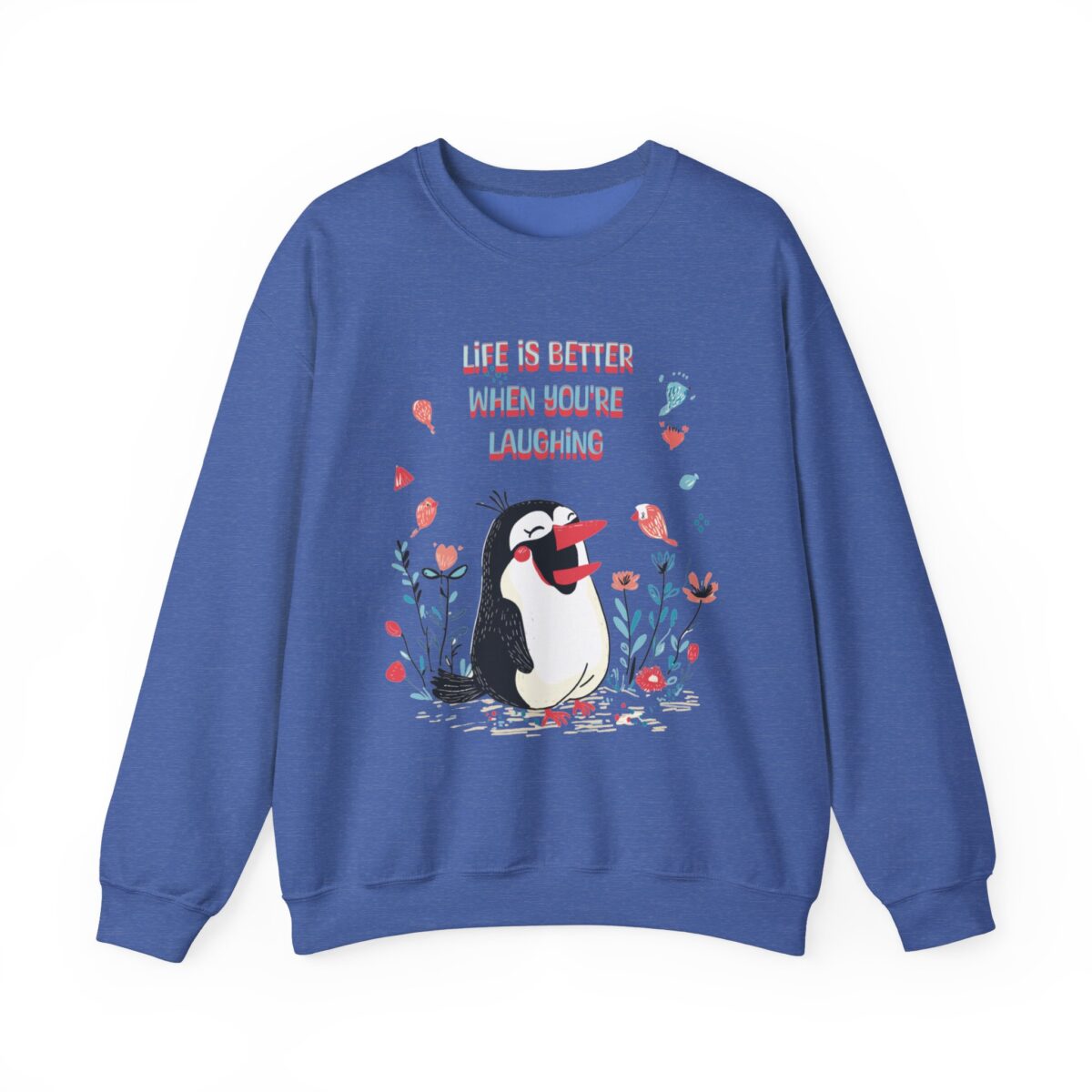 Life is better when you're laughing Unisex Heavy Blend™ Crewneck Sweatshirt - Image 21
