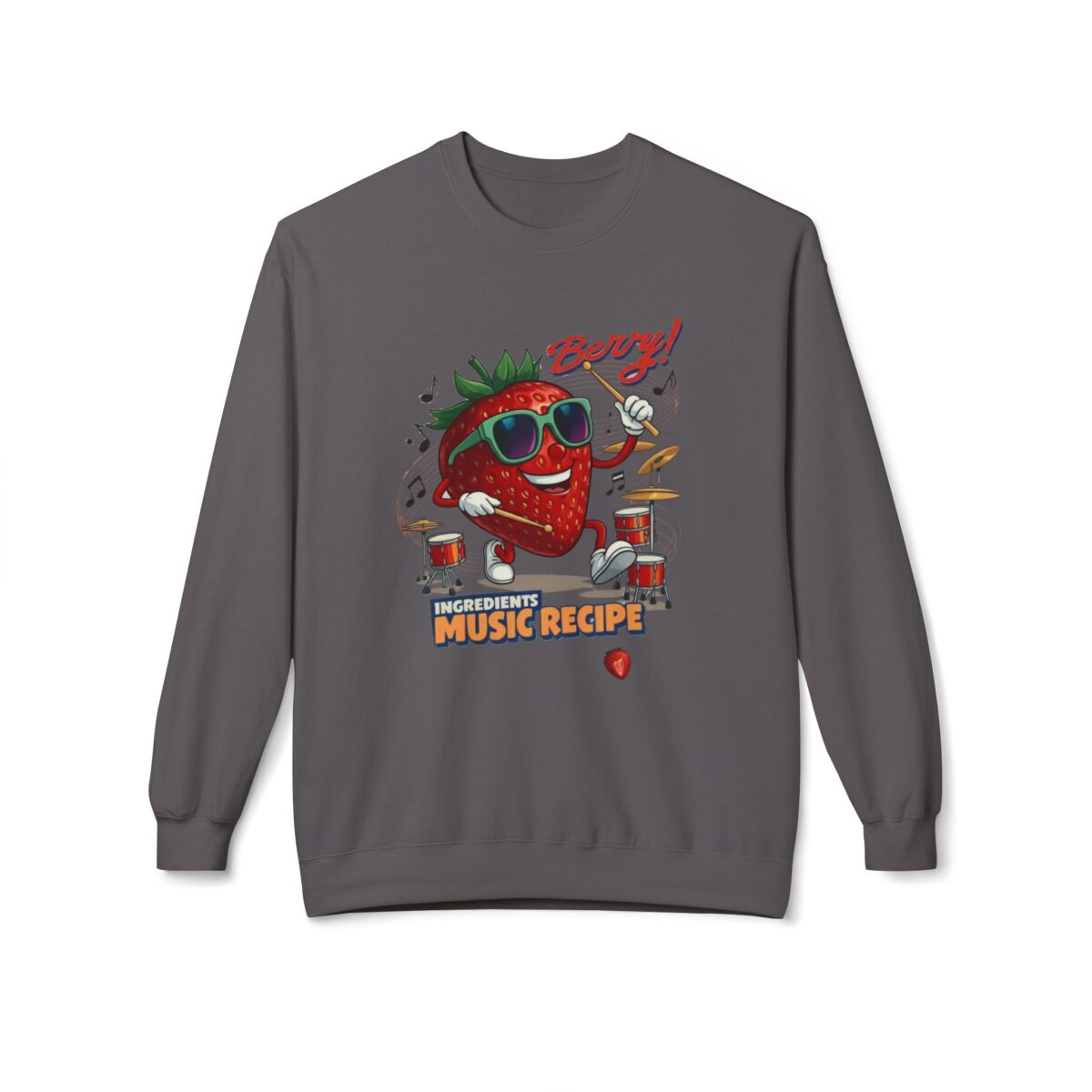 Berry Unisex Midweight Softstyle Fleece Crewneck Sweatshirt - Image 17