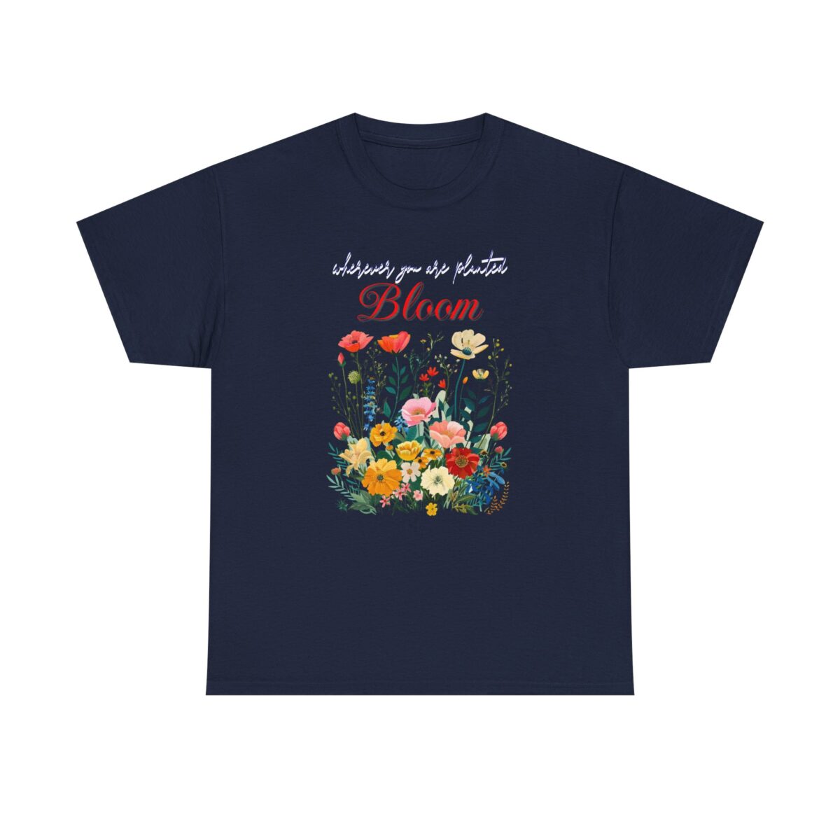 Bloom Unisex Heavy Cotton Tee - Image 37