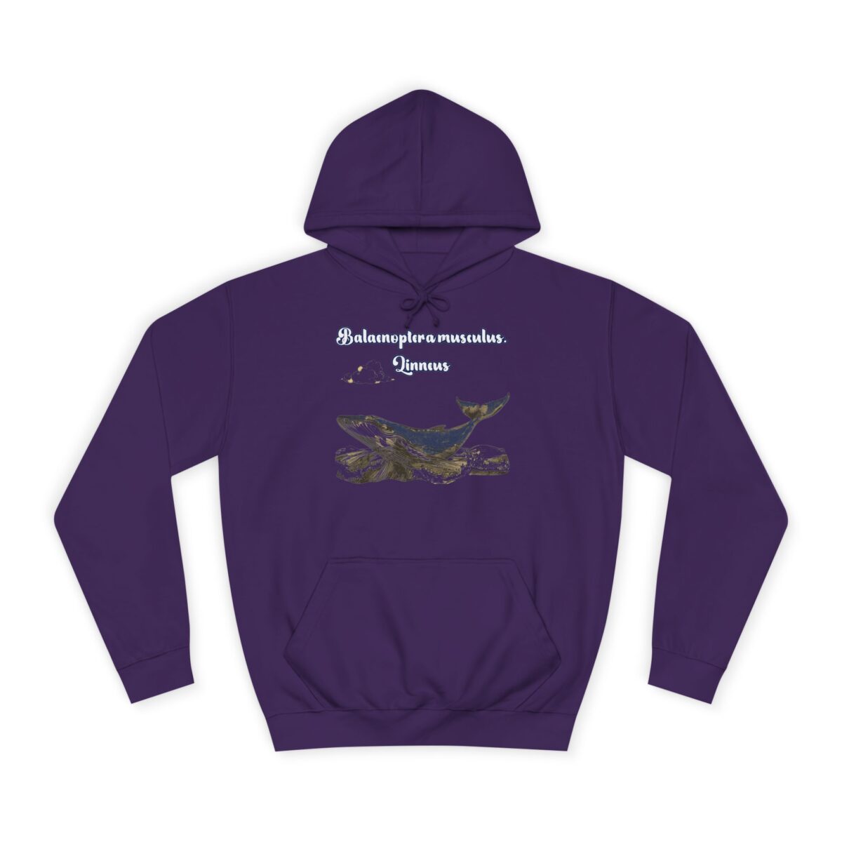 Blue Whale Unisex College Hoodie - Image 37