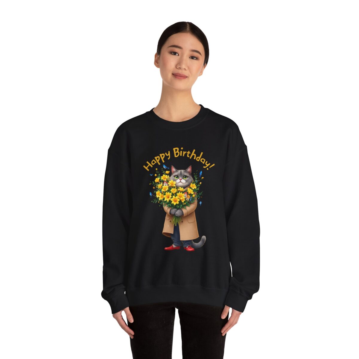 Happy Birthday! Unisex Heavy Blend™ Crewneck Sweatshirt - Image 12