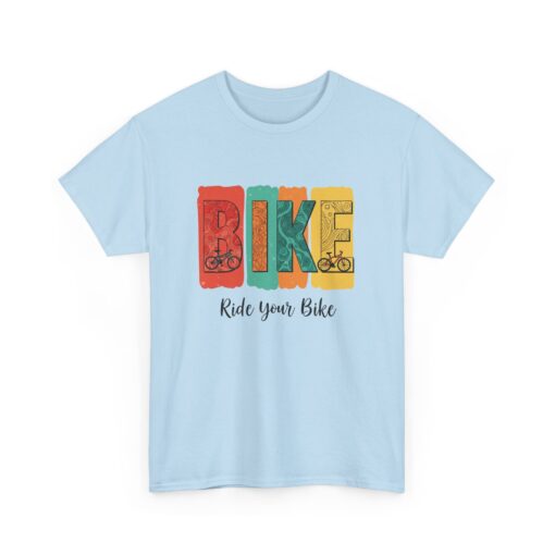 Bike Unisex Heavy Cotton Tee - Image 27