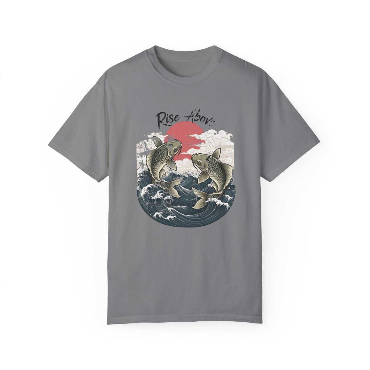 Rise above Unisex Garment-Dyed T-shirt - Image 13