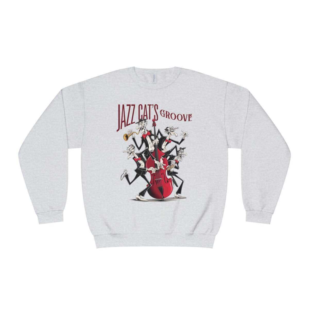 Jazz cat's groove Unisex NuBlend® Crewneck Sweatshirt - Image 21