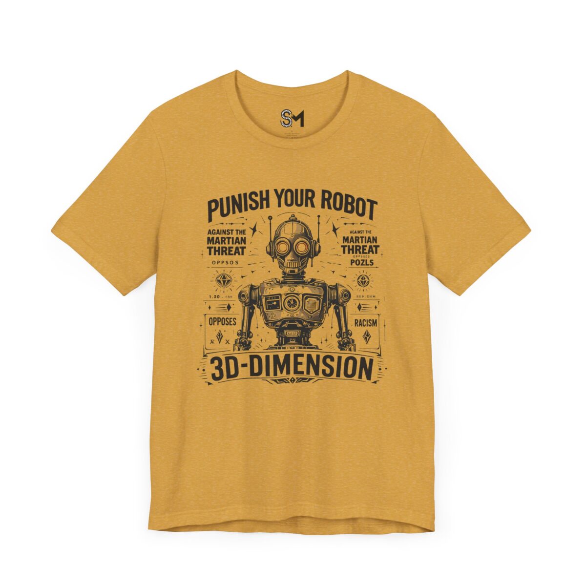 Punish Your Robot Unisex Jersey Short Sleeve Tee - Image 3