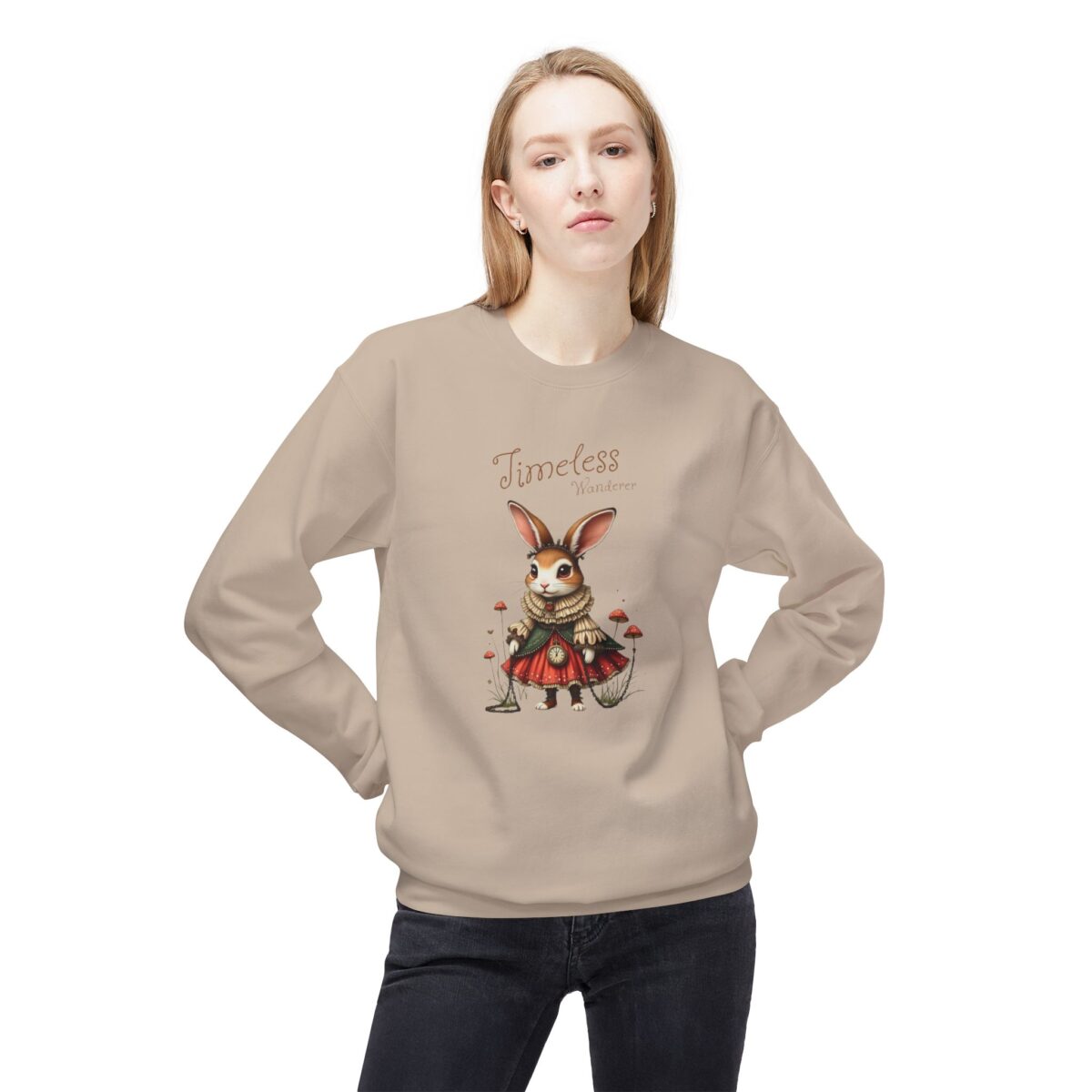 Timeless Wanderer II Unisex Midweight Softstyle Fleece Crewneck Sweatshirt - Image 7