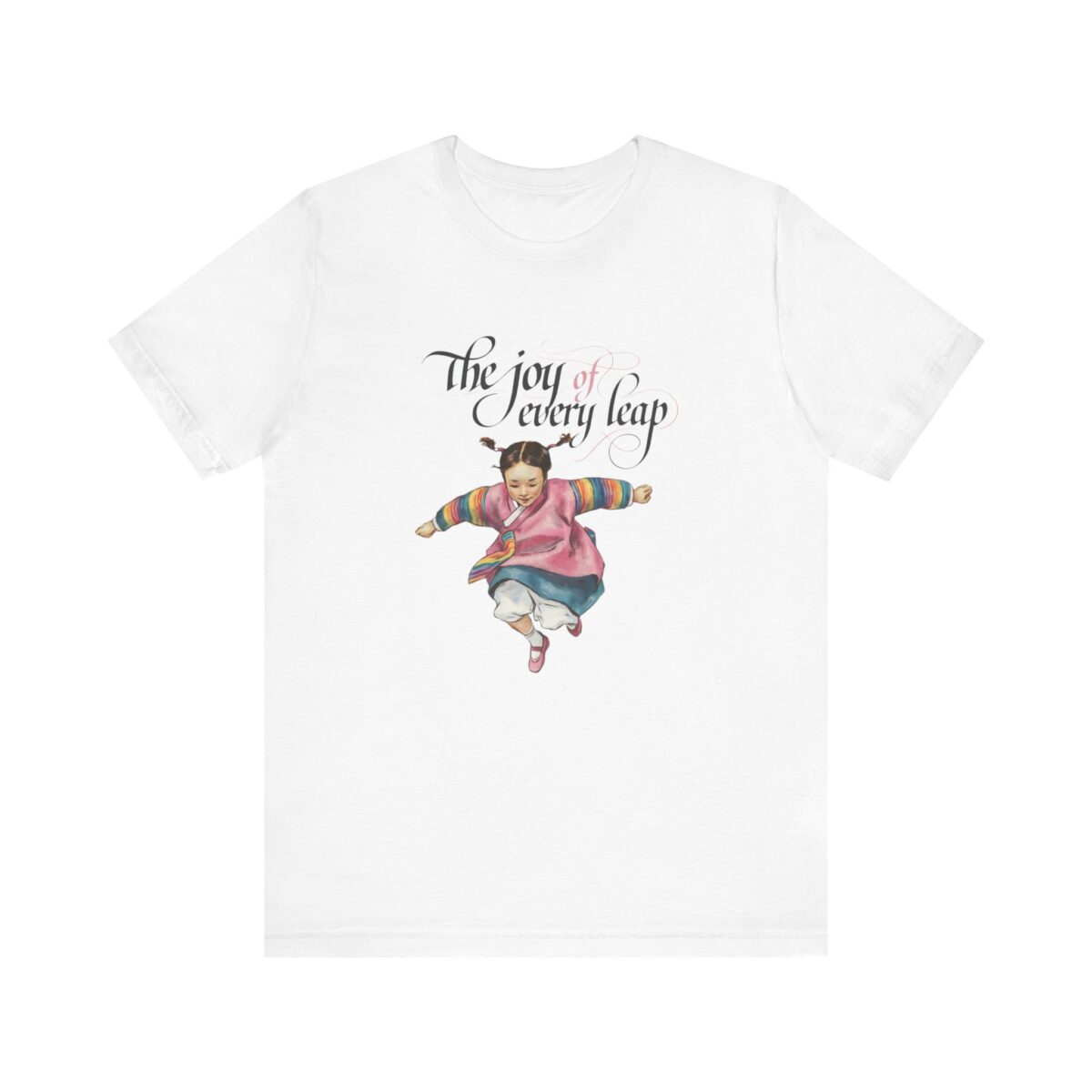 Joy of Every Leap Unisex Short Sleeve Tee - Celebrate Happiness - Image 5