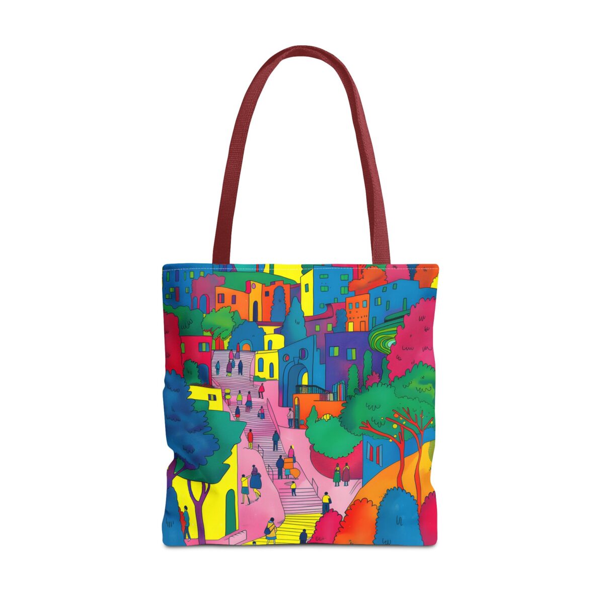 The hillside village in Korea Tote Bag (AOP) - Image 21