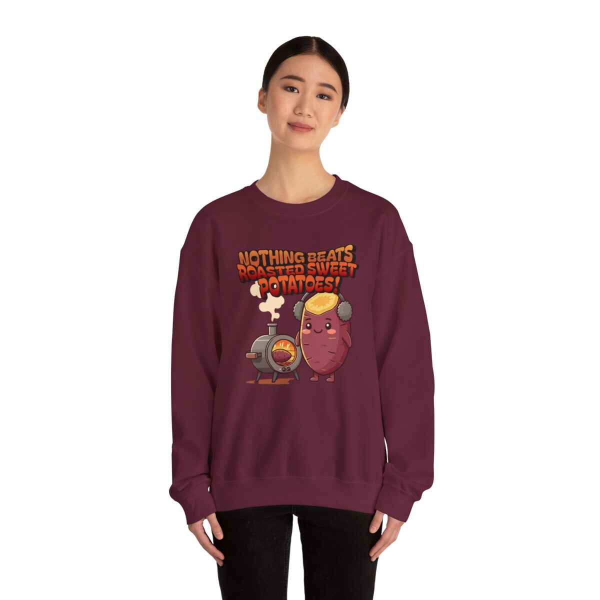 Nothing beats roasted sweet potatoes Unisex Heavy Blend™ Crewneck Sweatshirt - Image 8
