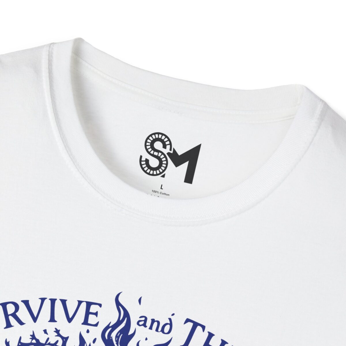 Strength in Scars Unisex Softstyle T-Shirt - Image 3