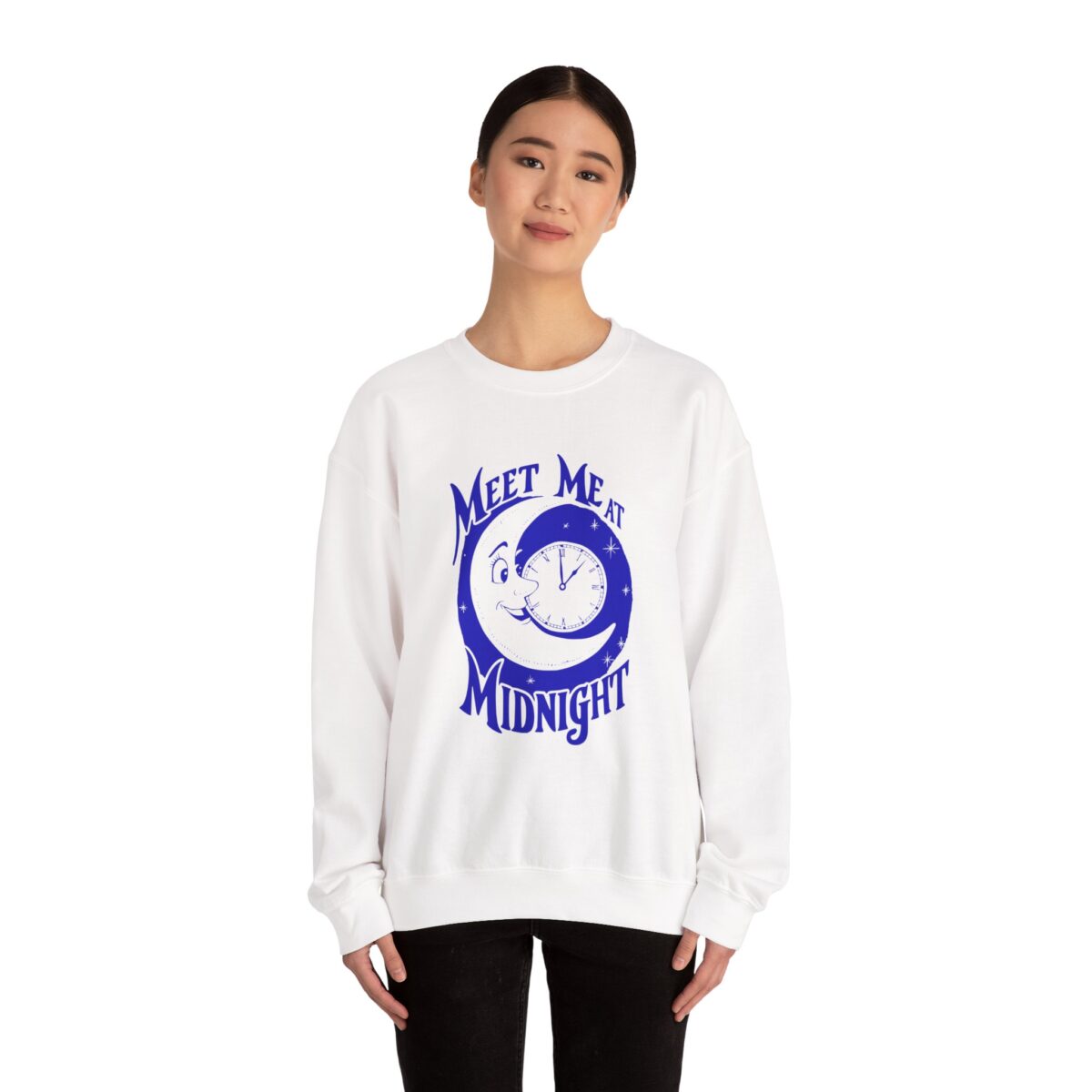 Meet me at midnight Unisex Heavy Blend™ Crewneck Sweatshirt - Image 4