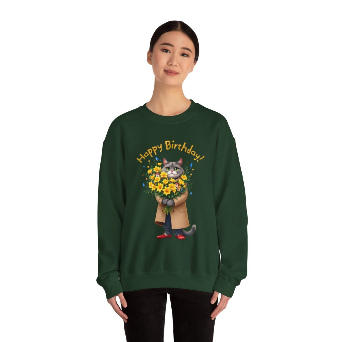 Happy Birthday! Unisex Heavy Blend™ Crewneck Sweatshirt - Image 16