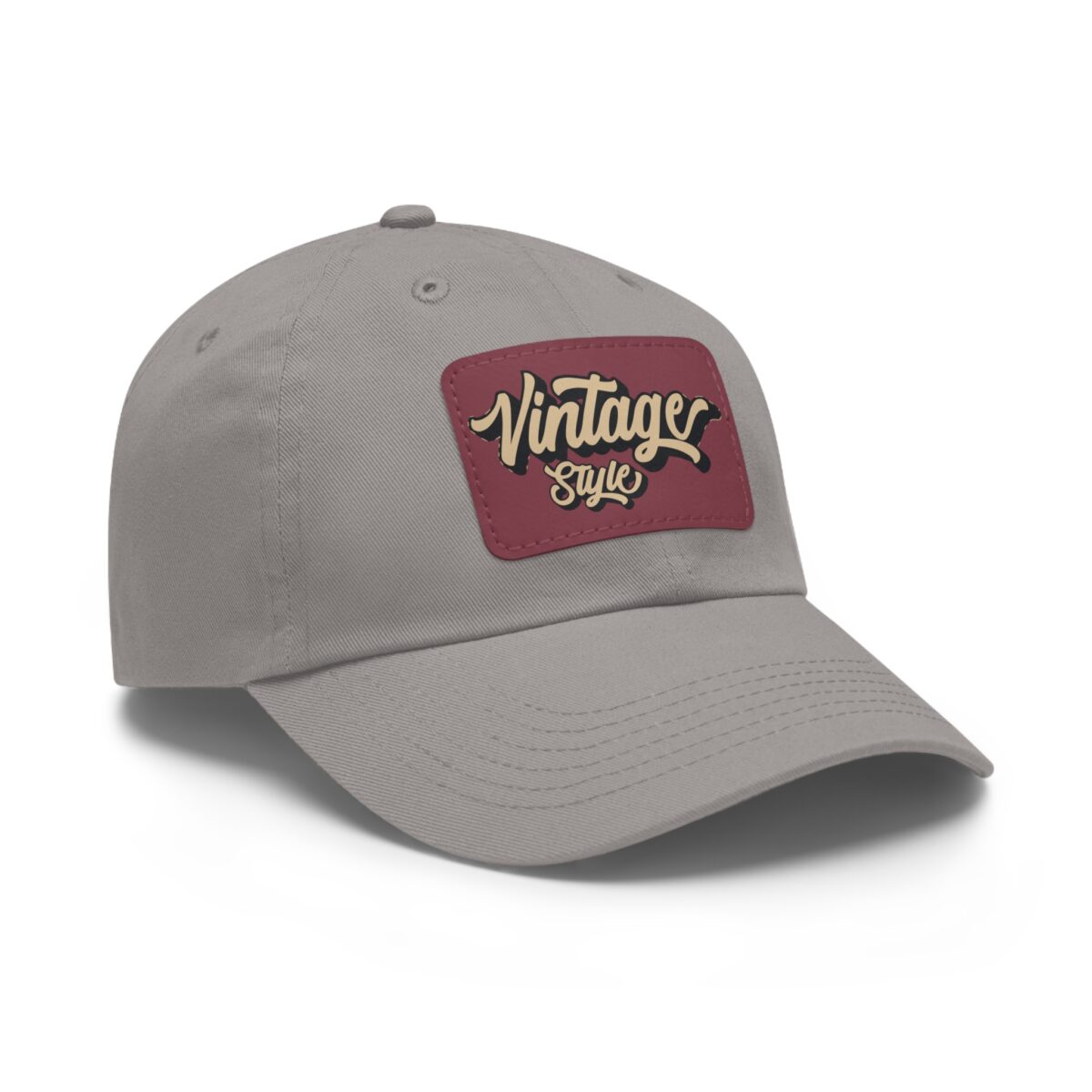 Vintage style Hat with Leather Patch (Rectangle) - Image 30