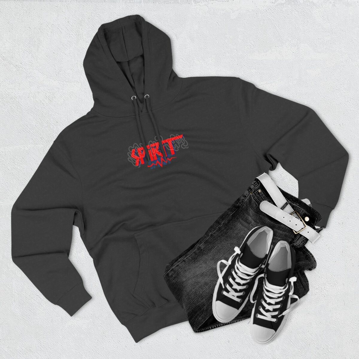 Be brave Three-Panel Fleece Hoodie - Image 3