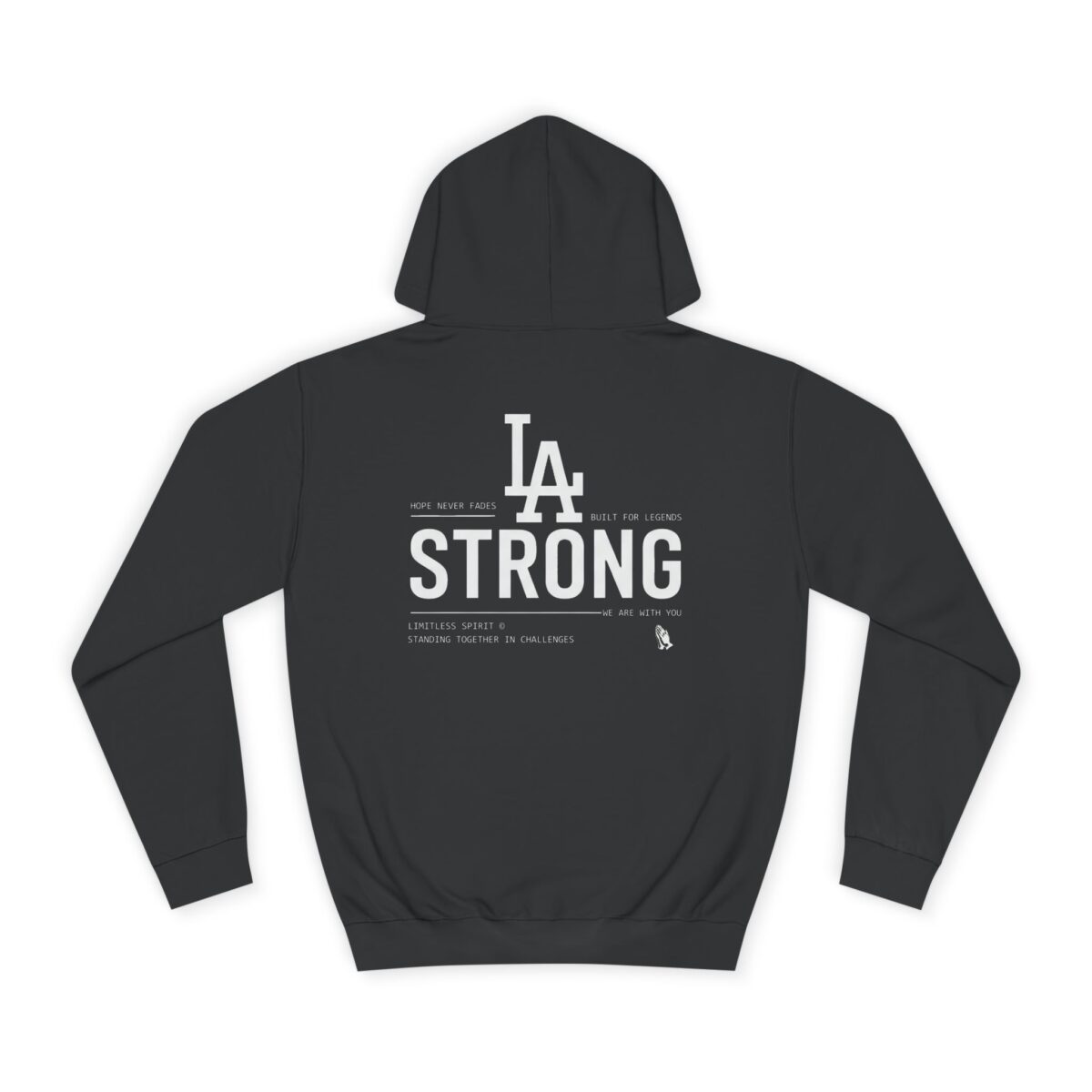 LA STRONG Unisex College Hoodie - Image 6