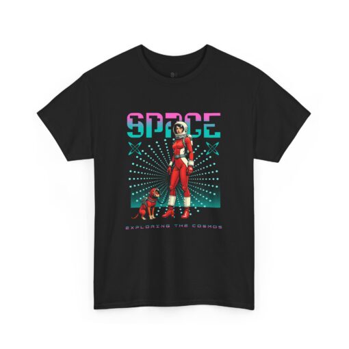Space Unisex Heavy Cotton Tee - Image 3