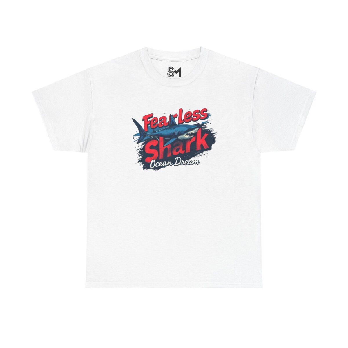 Fearless shark Unisex Heavy Cotton Tee