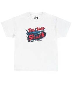 Fearless shark Unisex Heavy Cotton Tee
