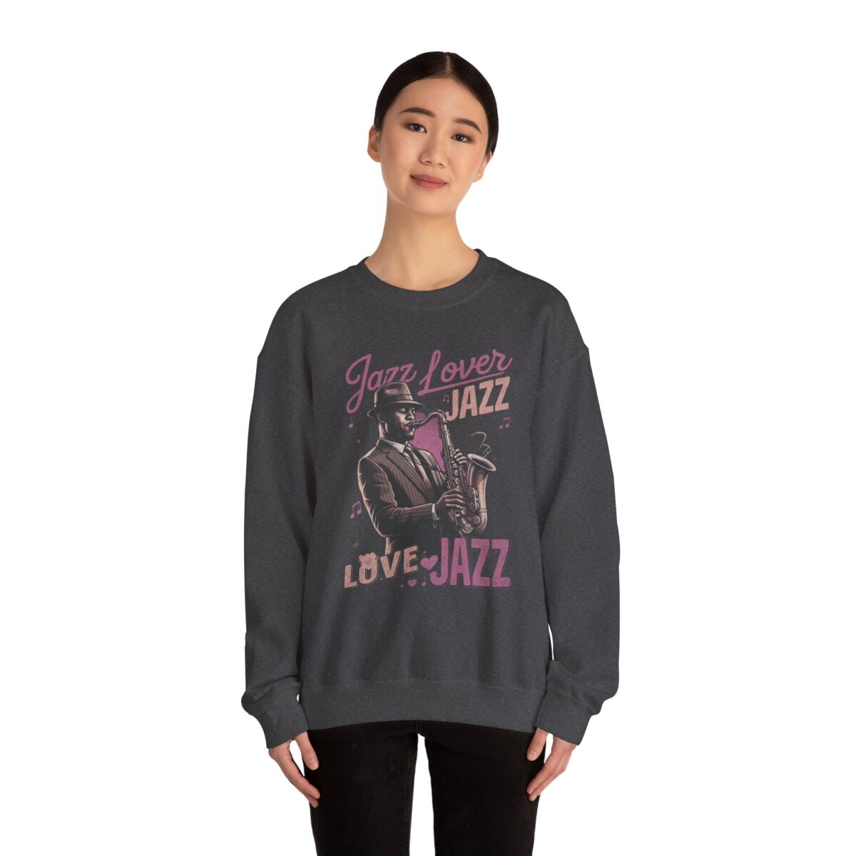 Love Jazz Unisex Heavy Blend™ Crewneck Sweatshirt - Image 20