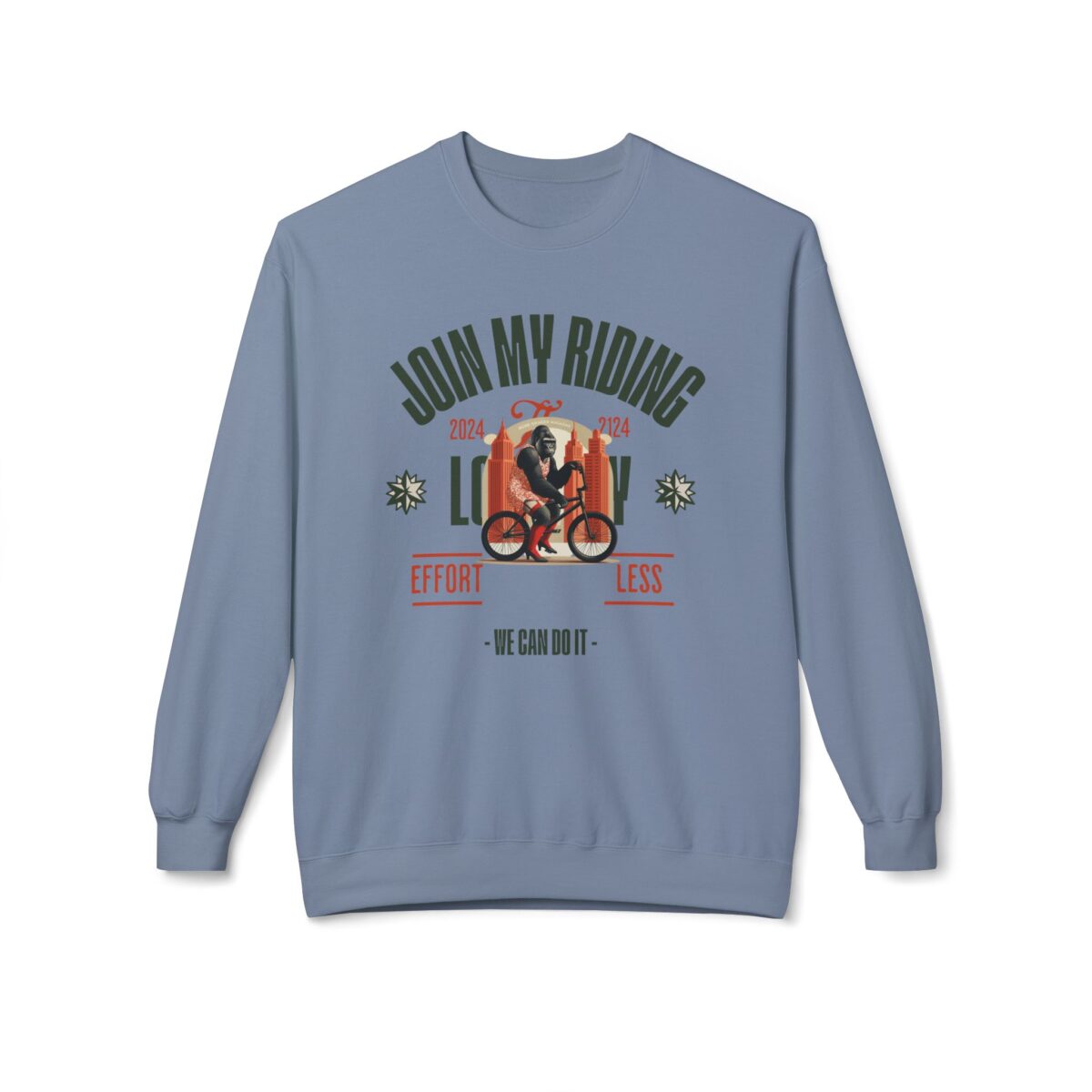 Join My Riding? Unisex Midweight Softstyle Fleece Crewneck Sweatshirt - Image 17