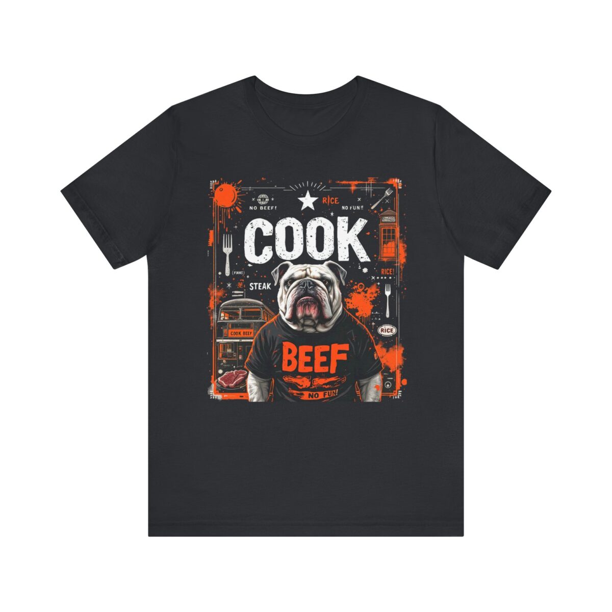 Cook Beef Unisex Jersey Short Sleeve Tee - Image 17