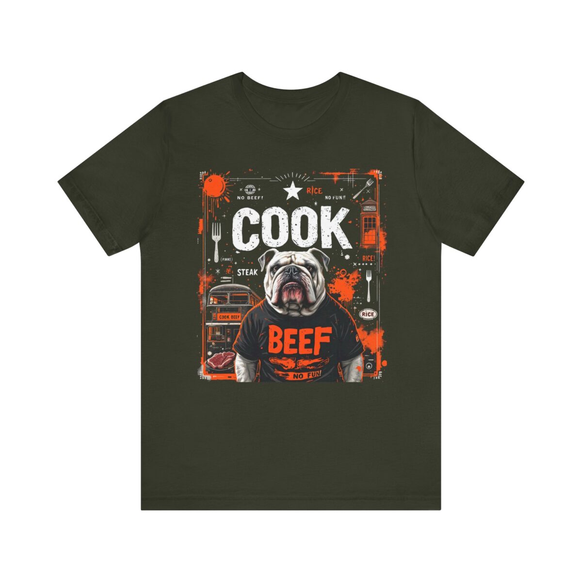 Cook Beef Unisex Jersey Short Sleeve Tee - Image 13