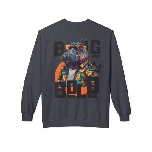 Big Bold Unisex Midweight Softstyle Fleece Crewneck Sweatshirt - Image 26
