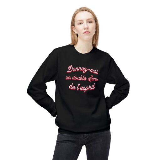 Duble portion of The Spiritual sense Unisex Midweight Softstyle Fleece Crewneck Sweatshirt - Image 3