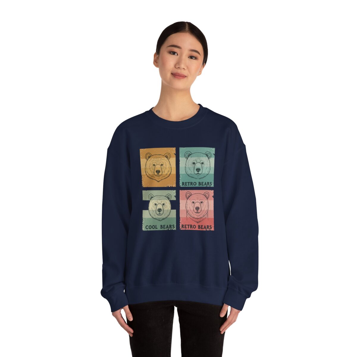 Crewneck Sweatshirt - Retro bears - Image 28