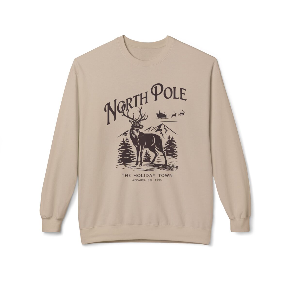 North pole Unisex Midweight Softstyle Fleece Crewneck Sweatshirt
