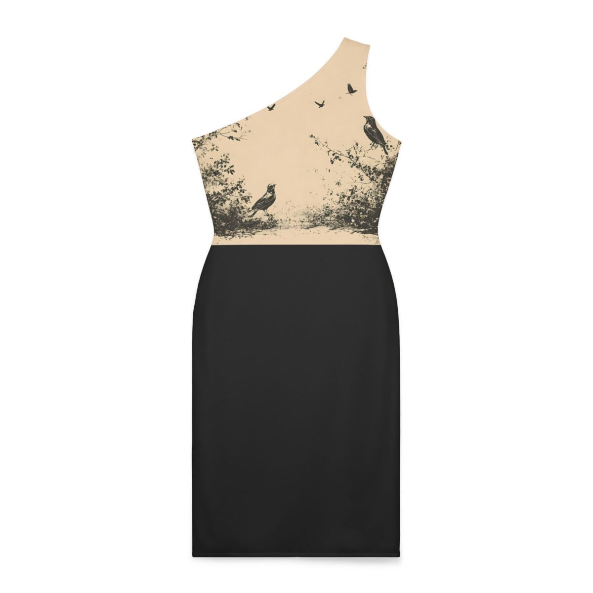 Nature's Serenade Shoulder Dress (AOP) - Image 2