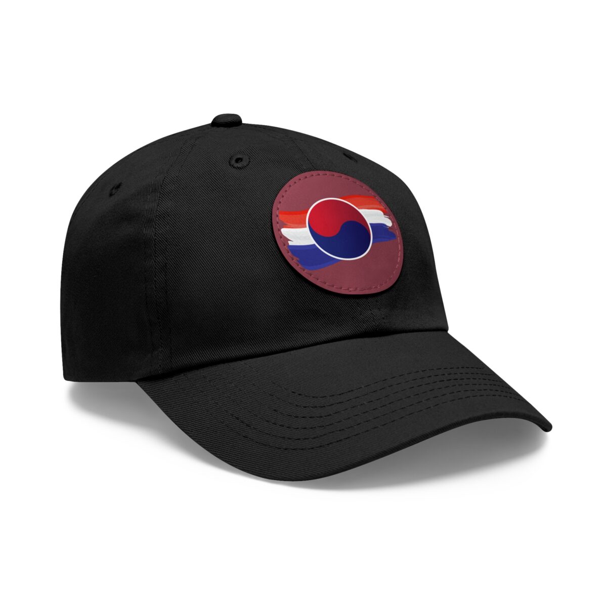 Korean Flag Hat with Leather Patch (Round) - Image 22