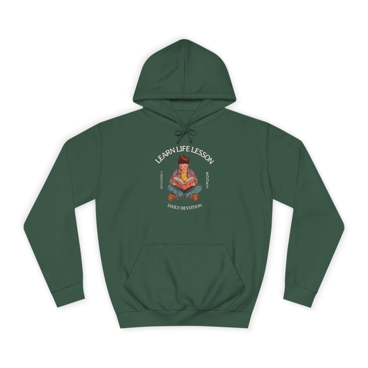 Through books Unisex College Hoodie - Image 13