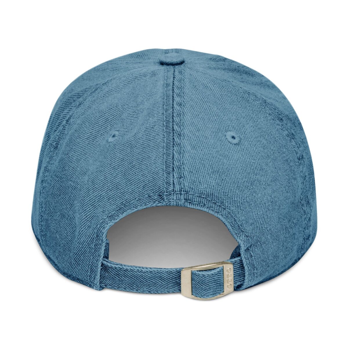 It's Okay Embroidered Denim Hat - '괜찮아' Adjustable Cap for Casual Style - Image 10