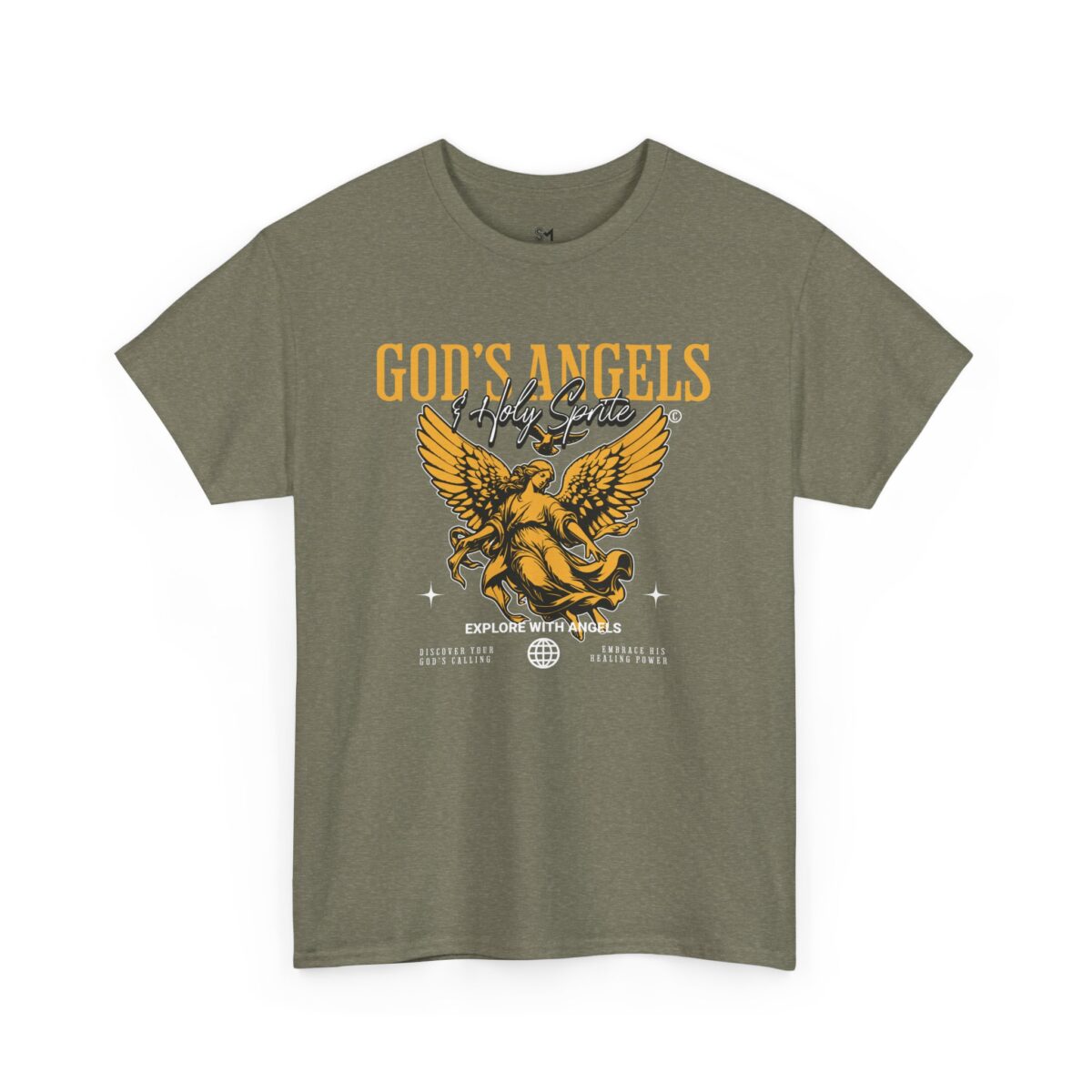God's angels Unisex Heavy Cotton Tee - Image 11