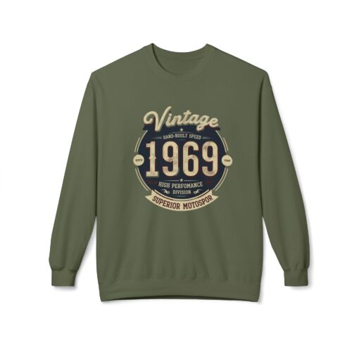 Vintage 1969 Unisex Midweight Softstyle Fleece Crewneck Sweatshirt - Image 9
