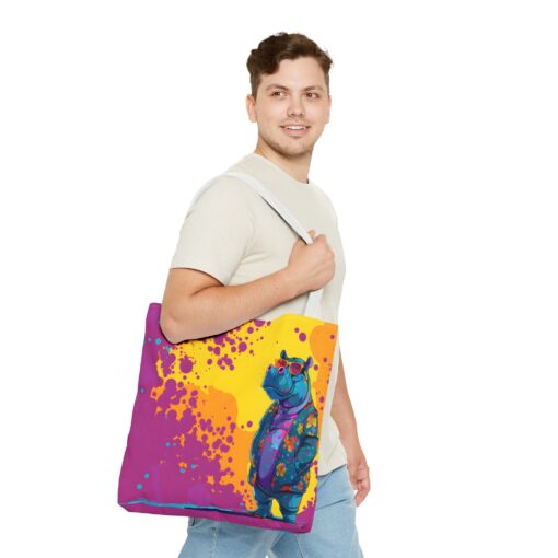 Stylish Hippo Tote Bag (AOP) - Image 35