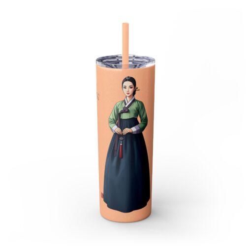 GRACE HERITAGE Skinny Tumbler with Straw, 20oz - Image 9