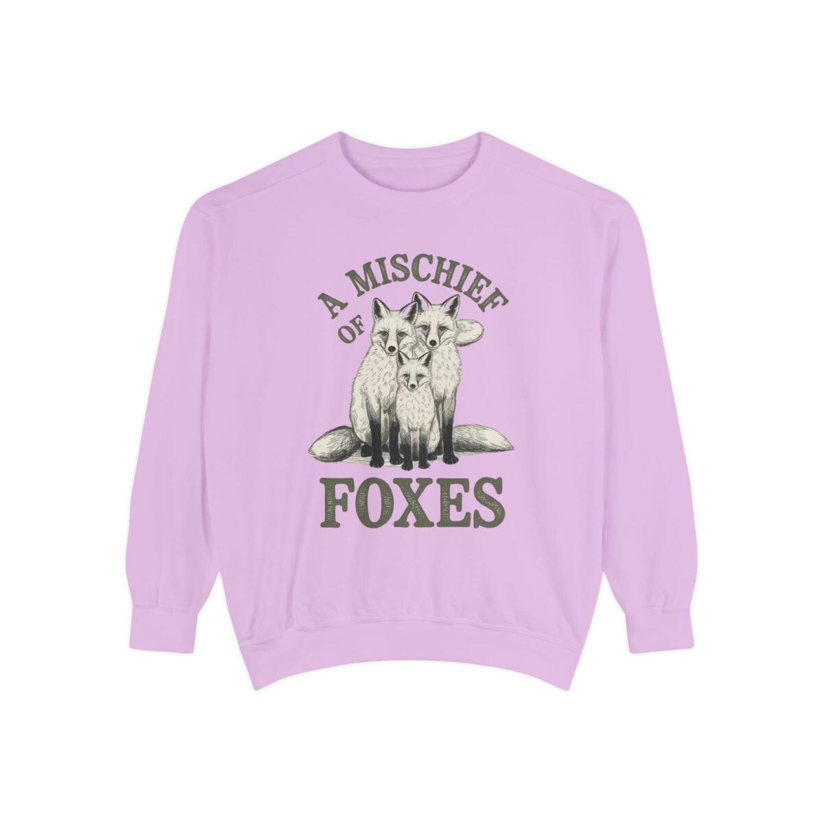 A mischief of Foxes Unisex Garment-Dyed Sweatshirt - Image 41