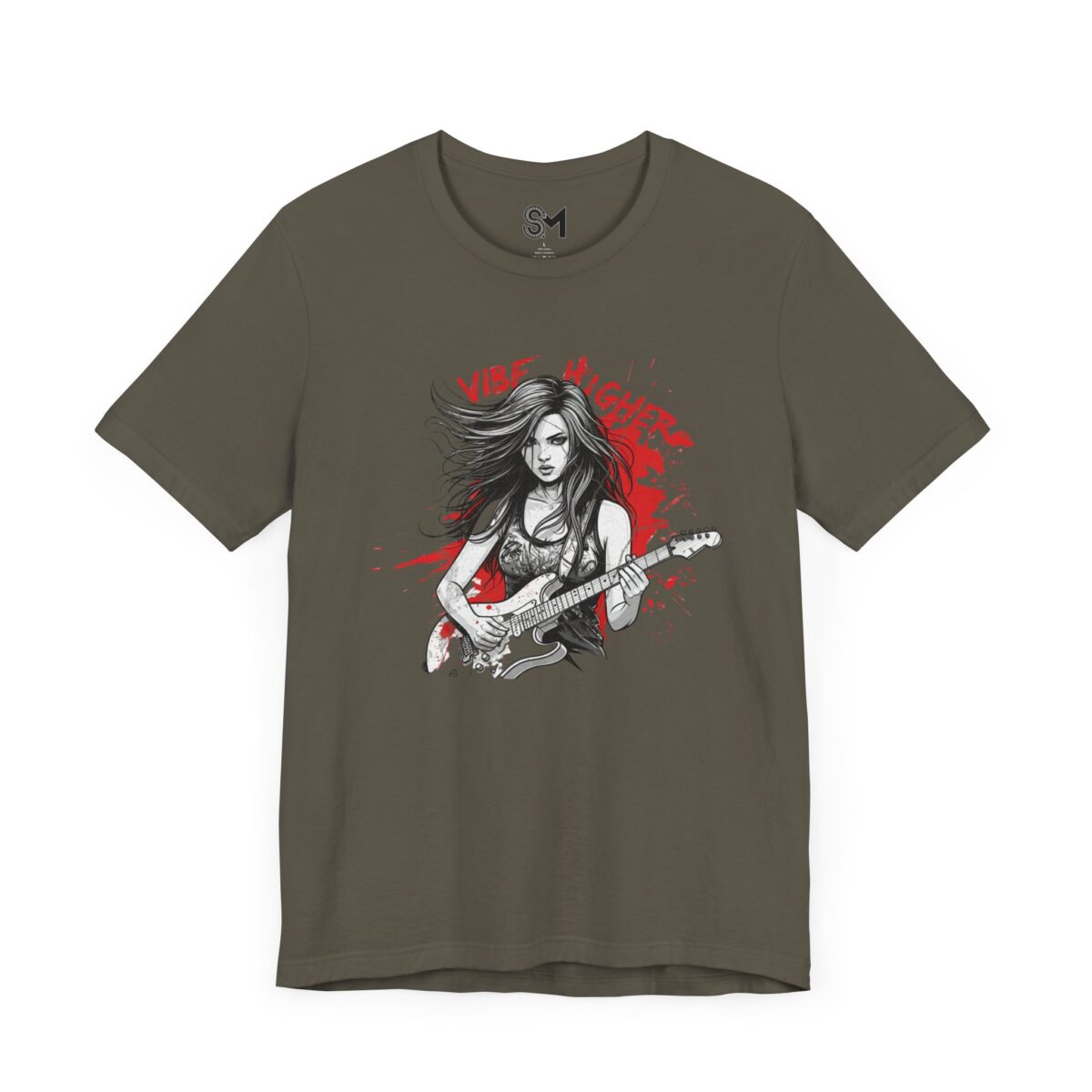 Vibe higher Unisex Jersey Short Sleeve Tee - Image 3
