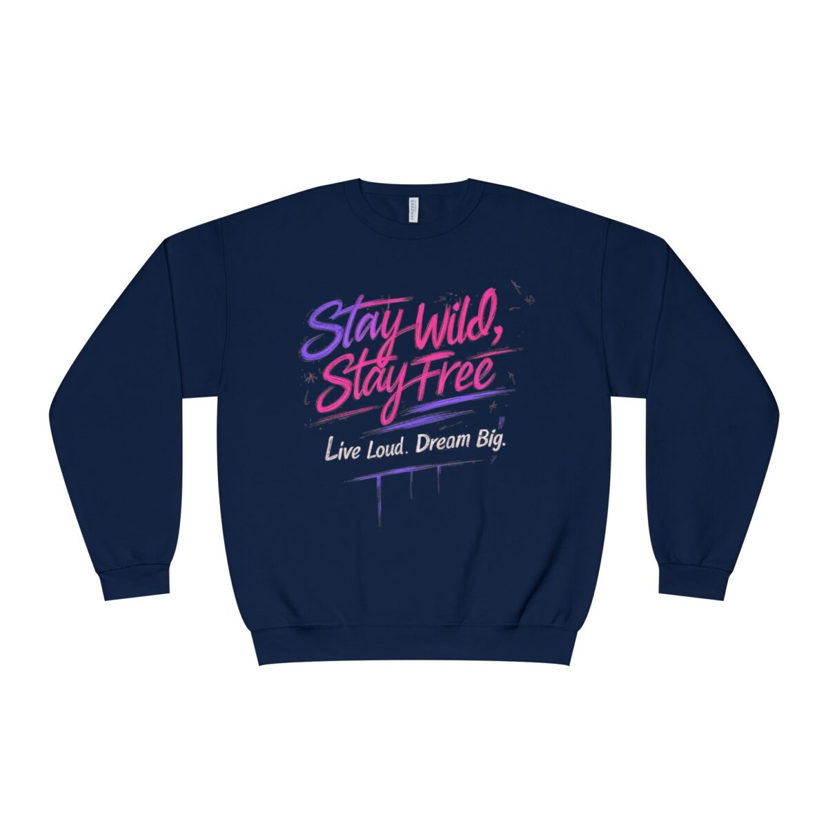 Stay wild Stay free Unisex NuBlend® Crewneck Sweatshirt - Image 13