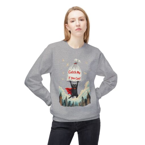 Catch me if you can Unisex Midweight Softstyle Fleece Crewneck Sweatshirt - Image 11