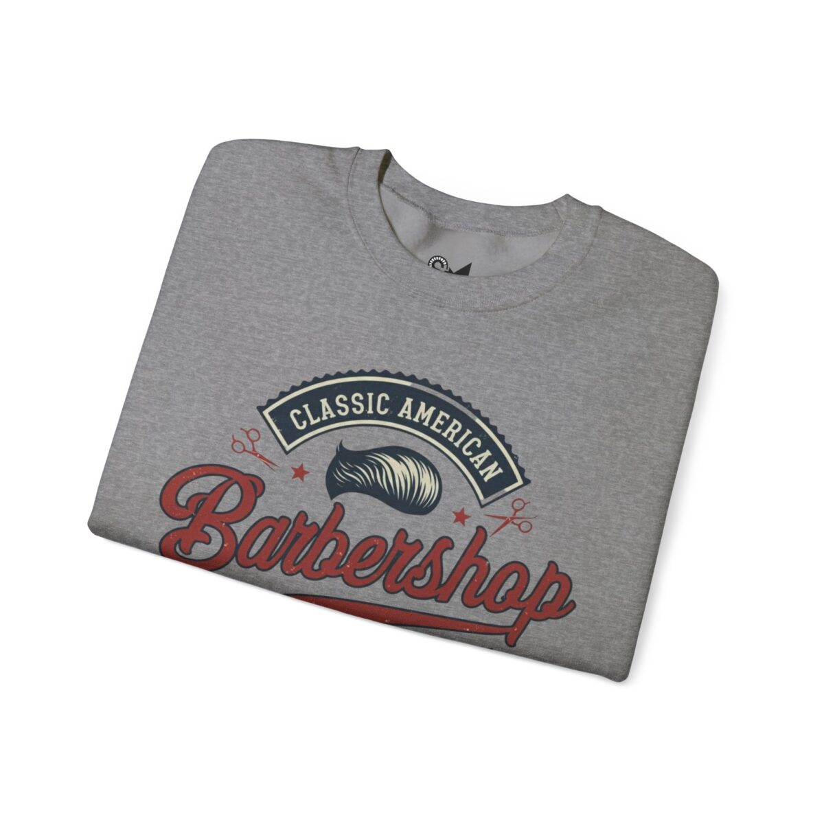 Classic American barbershop Unisex Heavy Blend™ Crewneck Sweatshirt - Image 19