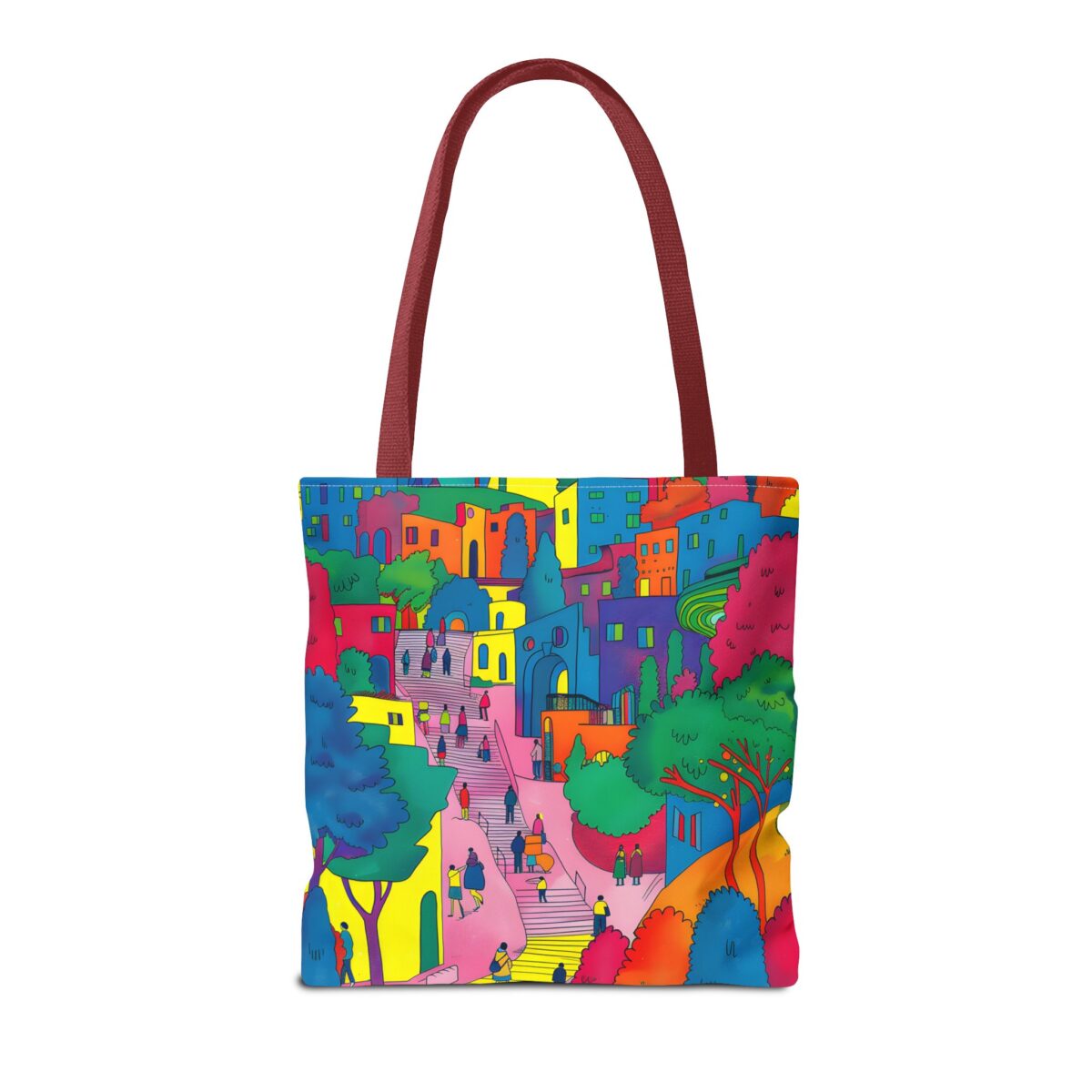 The hillside village in Korea Tote Bag (AOP) - Image 18