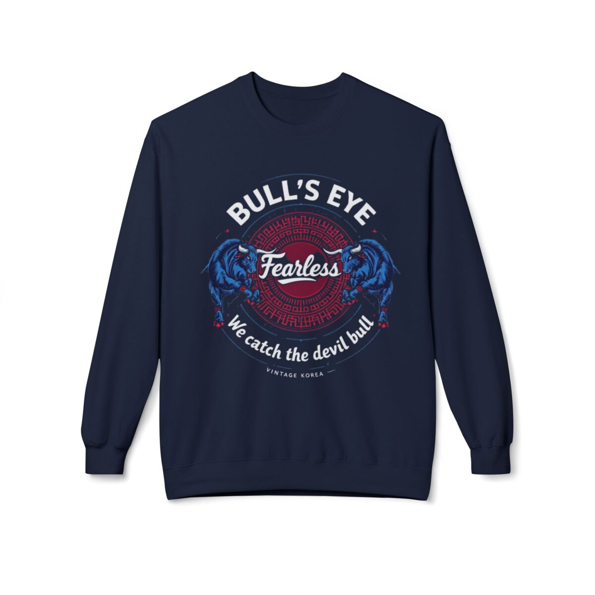 Bull's Eye Unisex Midweight Softstyle Fleece Crewneck Sweatshirt - Image 5